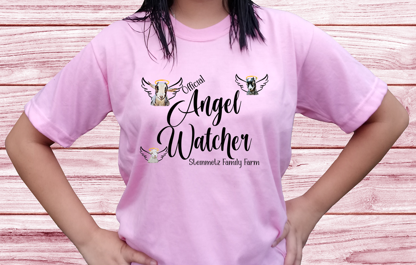Angel Watcher Adult Short Sleeve Shirt