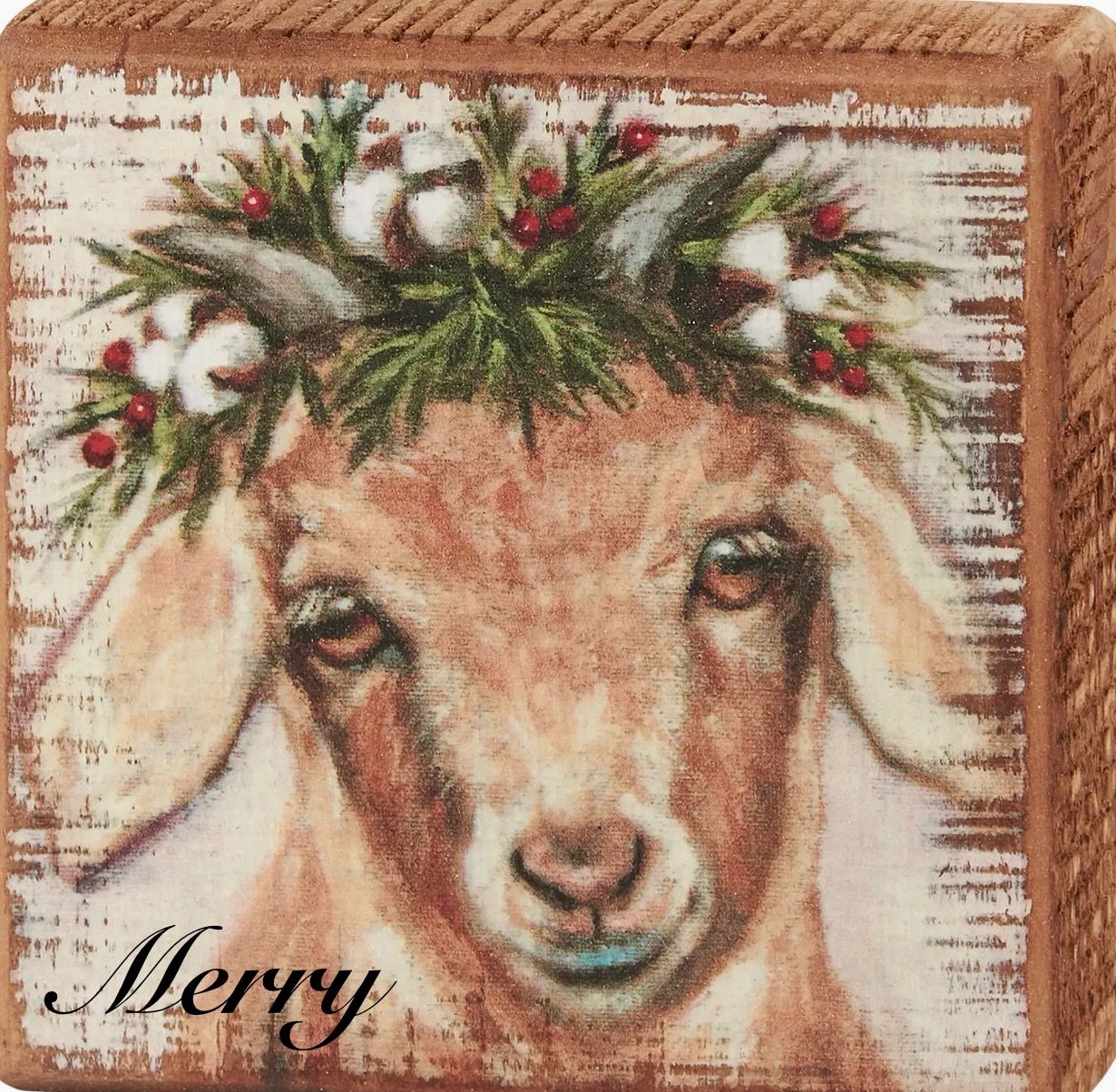 Holiday Farm Wooden Blocks