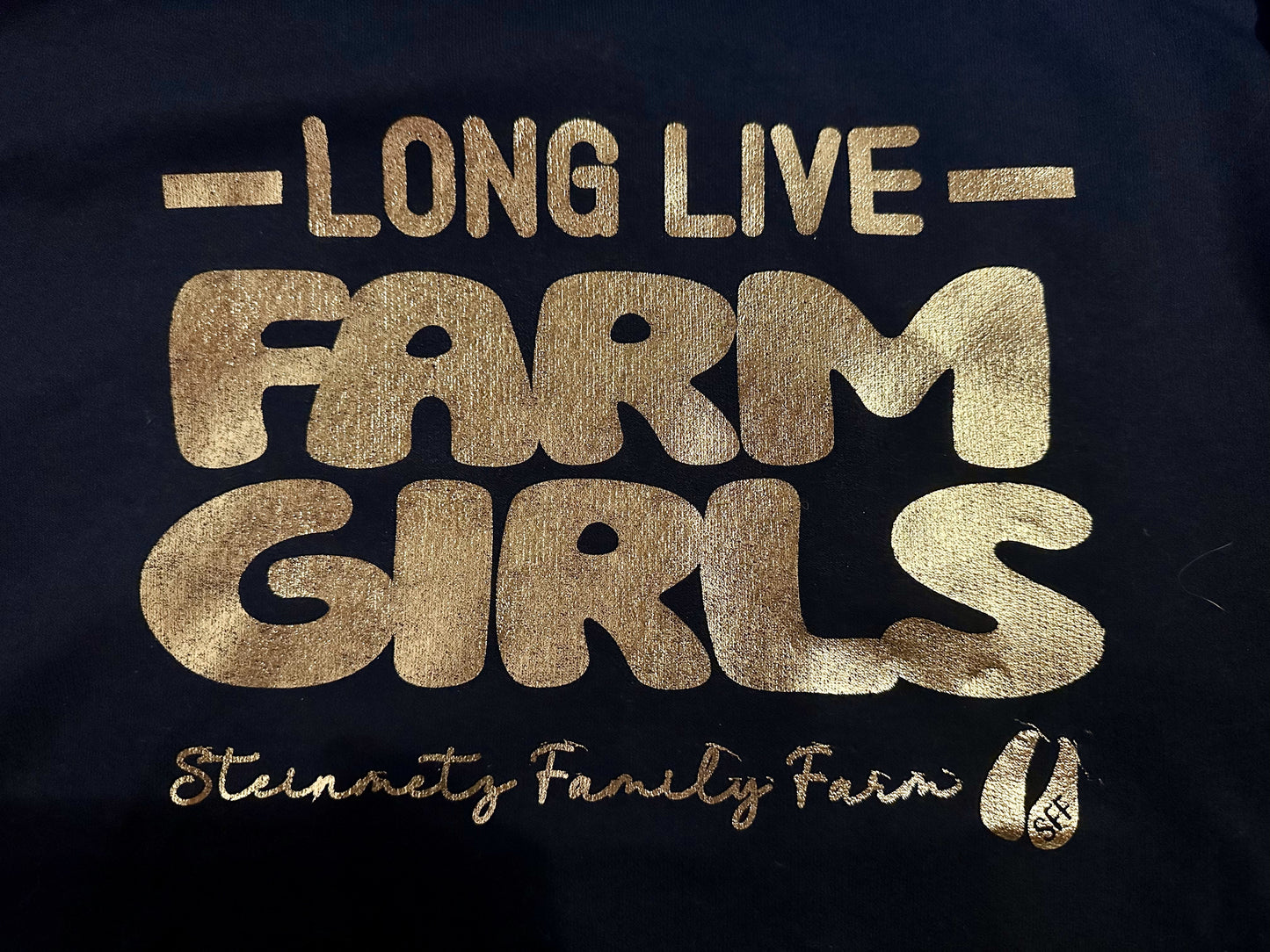 Long Live Farm Girls- Adult Crewneck Sweatshirt