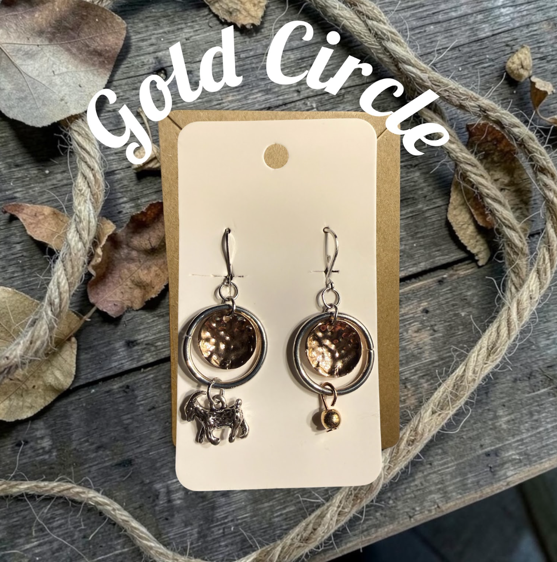 Goat Earrings- NEW!