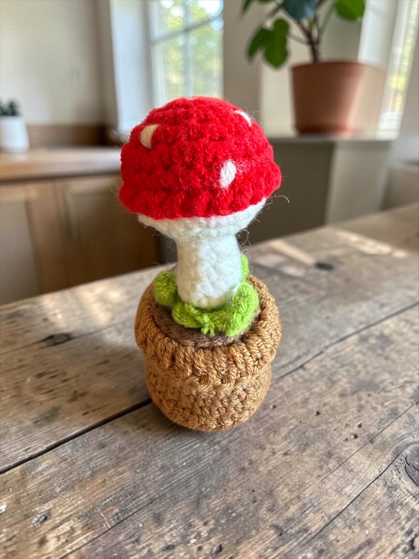 Crochet sunflowers