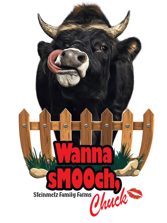 Wanna sMOOch Adult Short Sleeve Shirt