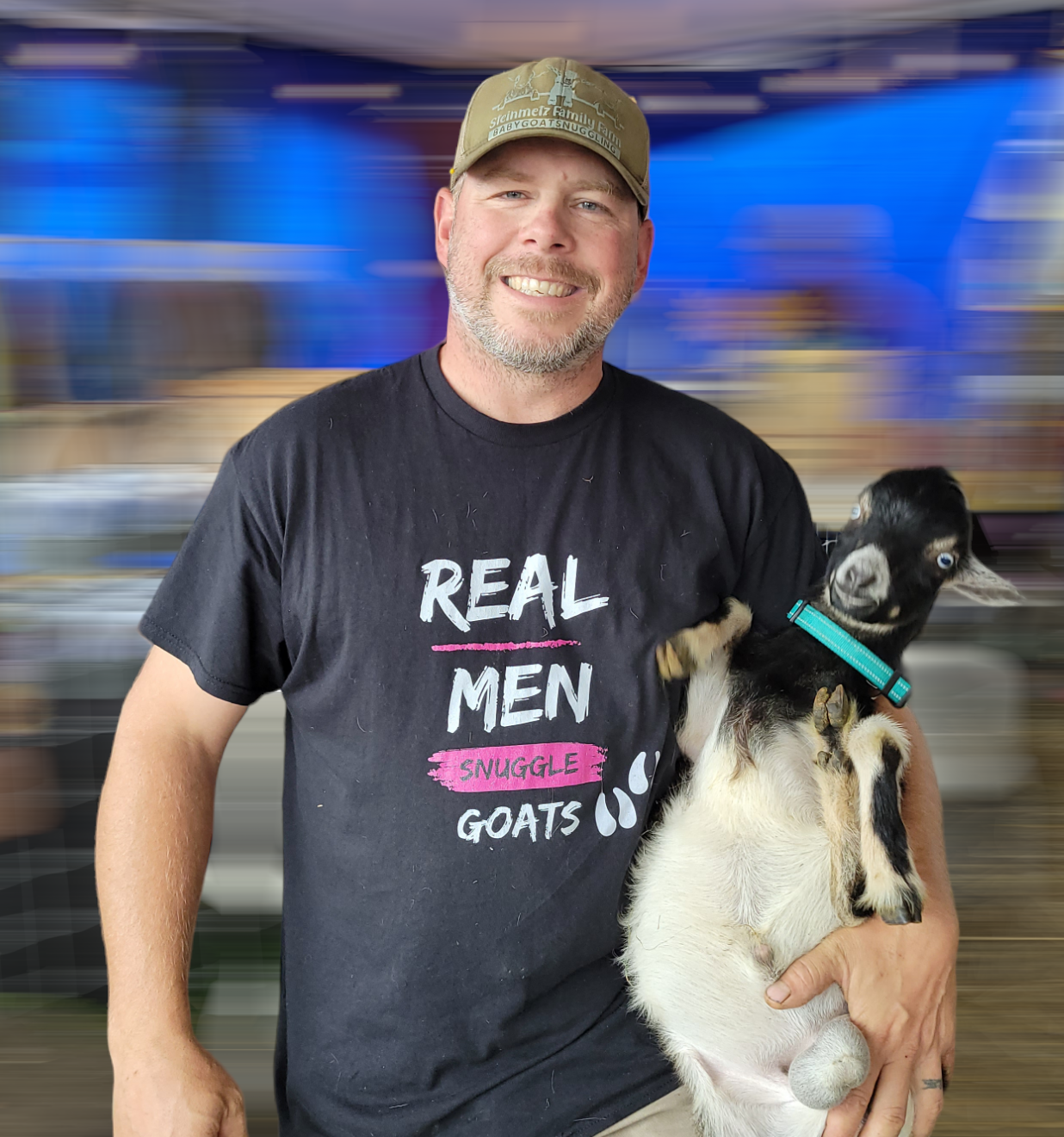Real Men Snuggle Goats Adult Short & Long Sleeve Shirt