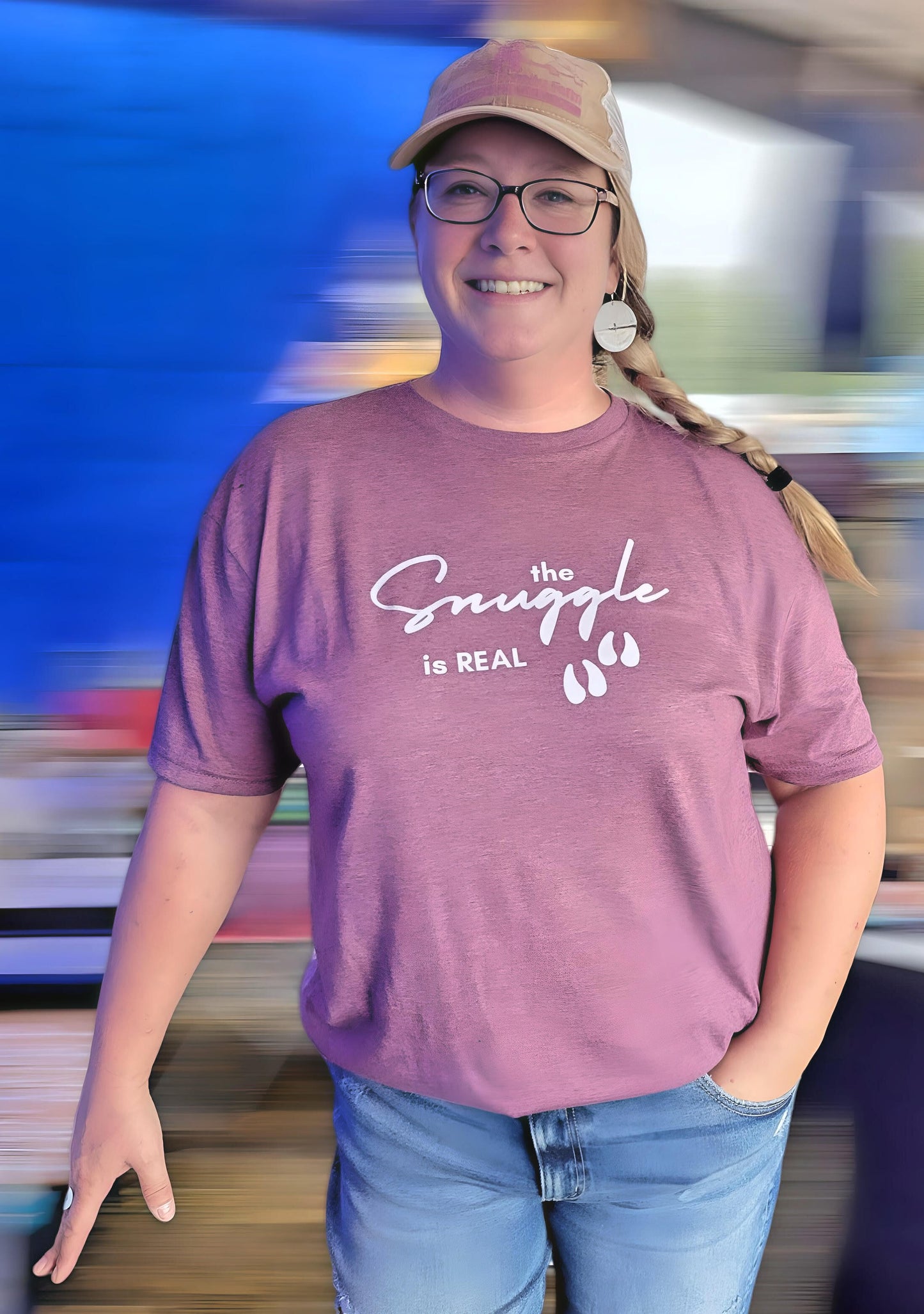The Snuggle is Real Adult Short Sleeve Shirt