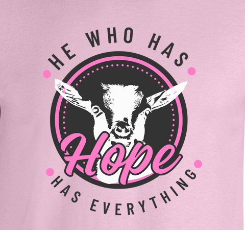 He Who Has HOPE Adult Short Sleeve Shirt