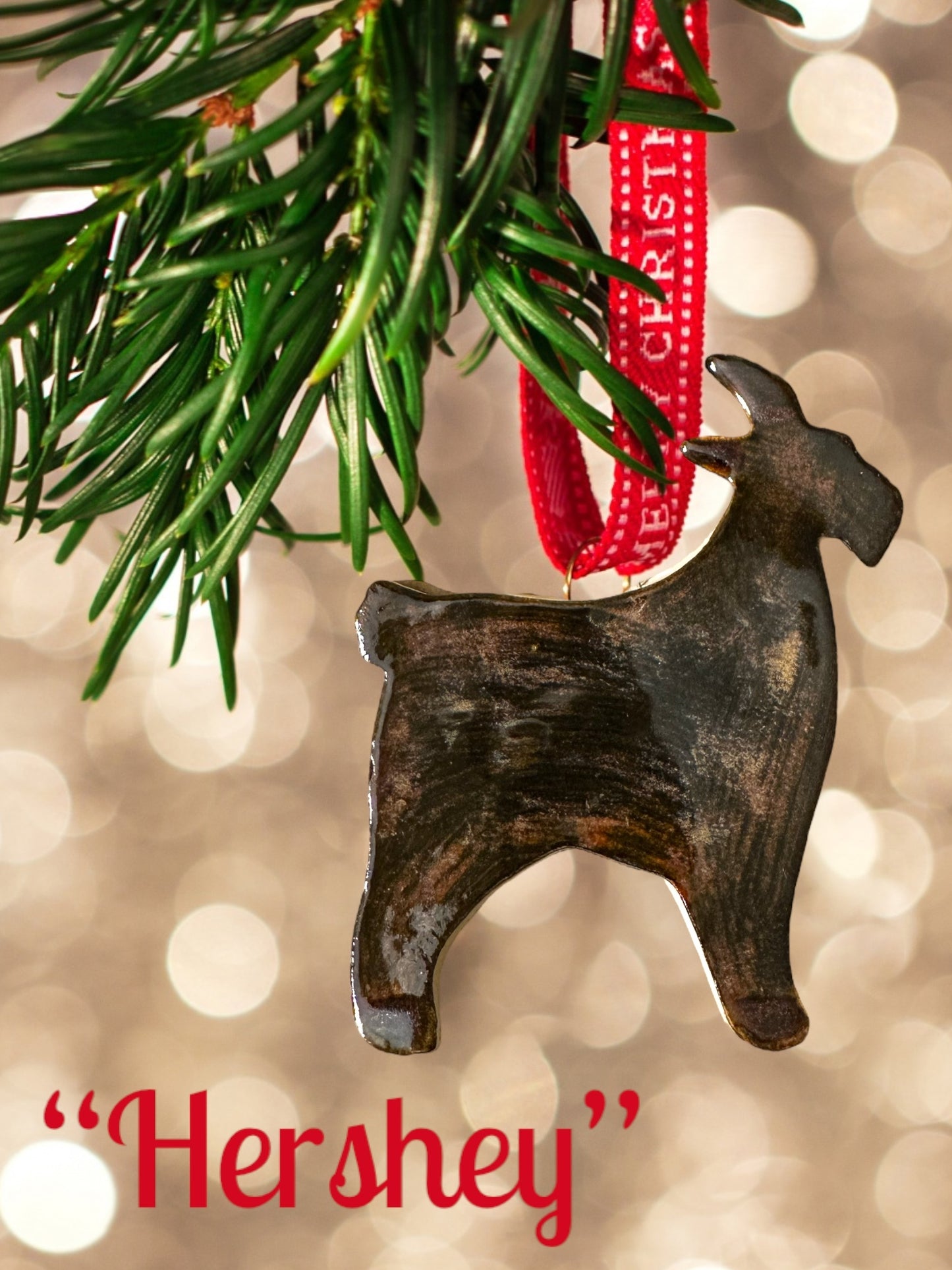 Ceramic Goat Ornament