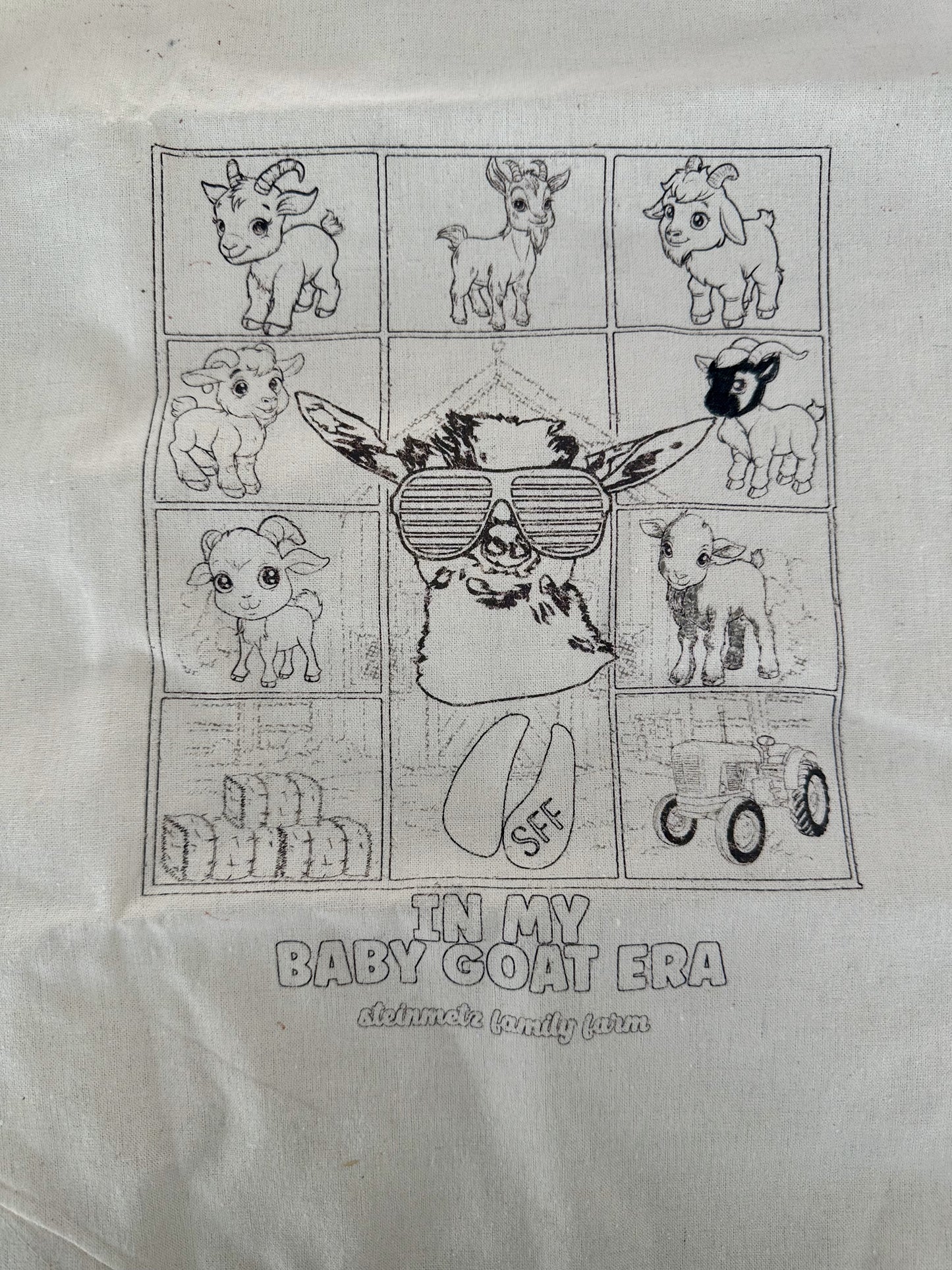 Kids- Goat Color Me Backpack