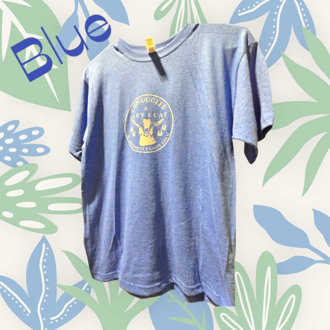 Kids- I Snuggled a Baby Goat Short Sleeve Shirt