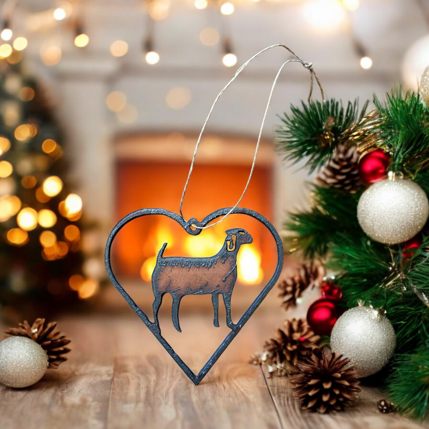 Metal Farm Ornaments