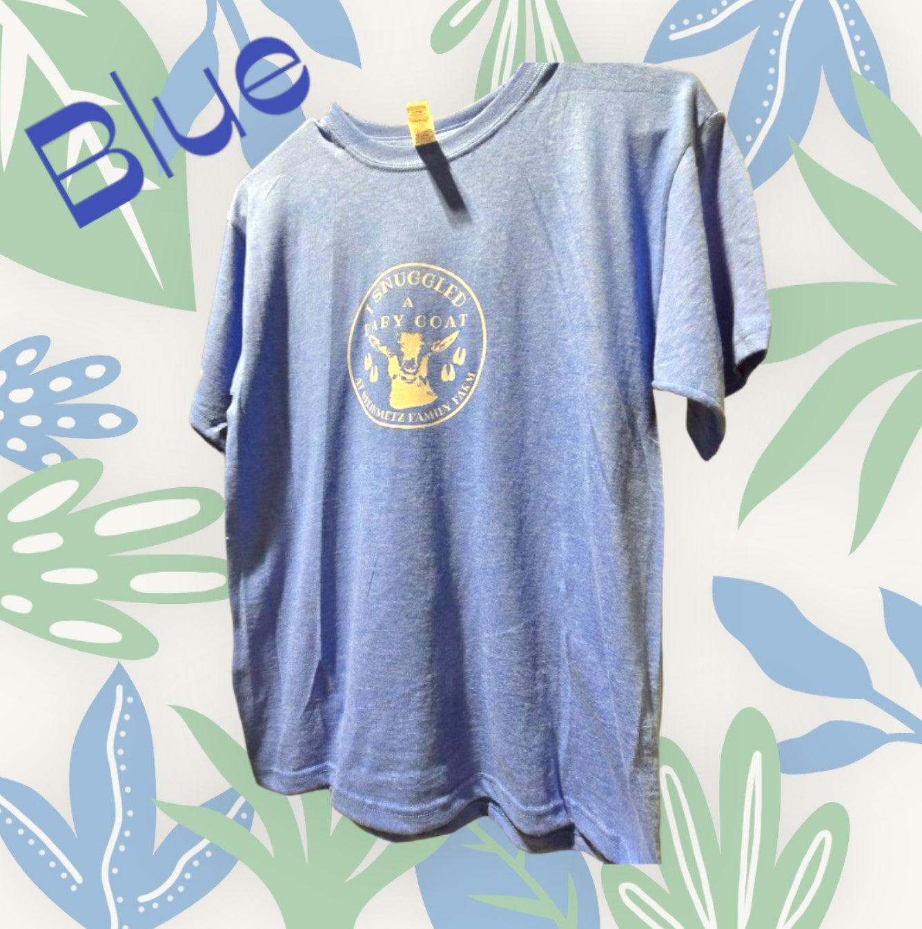 Kids- I Snuggled a Baby Goat Short Sleeve Shirt