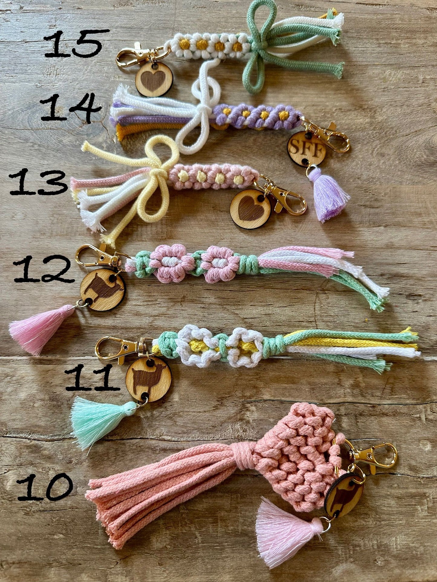 Clearance Crochet Goat Keychains