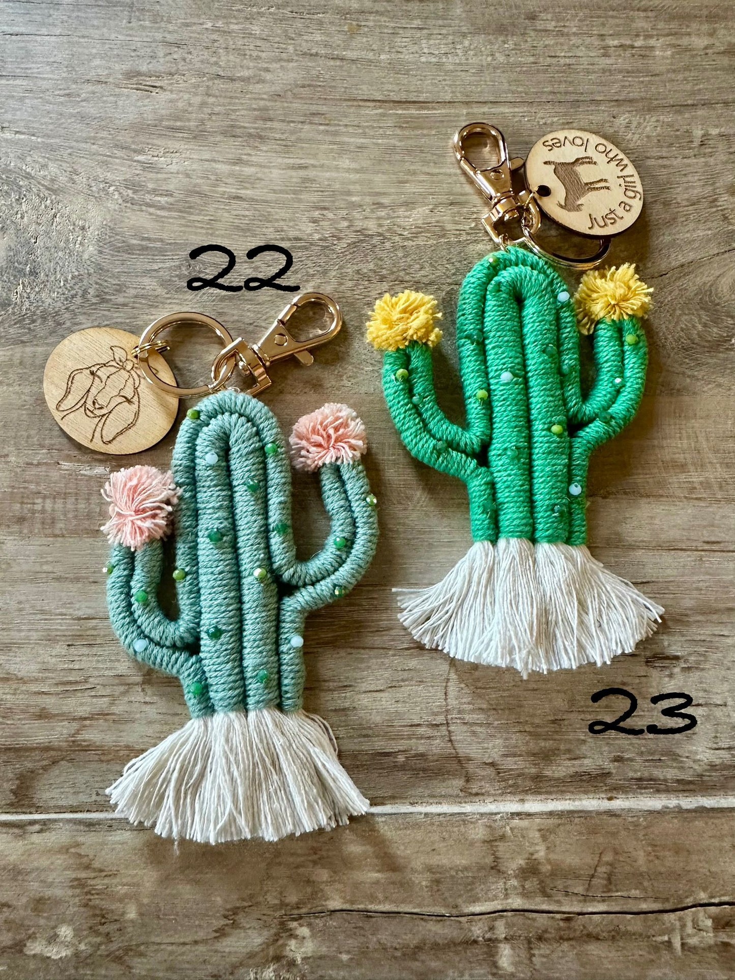 Clearance Crochet Goat Keychains
