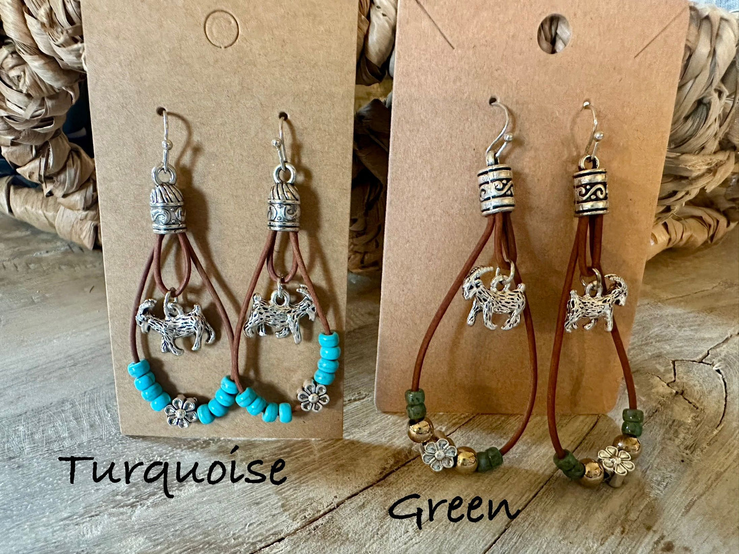 Spring Goat & Hope Earrings- Liquidation Sale