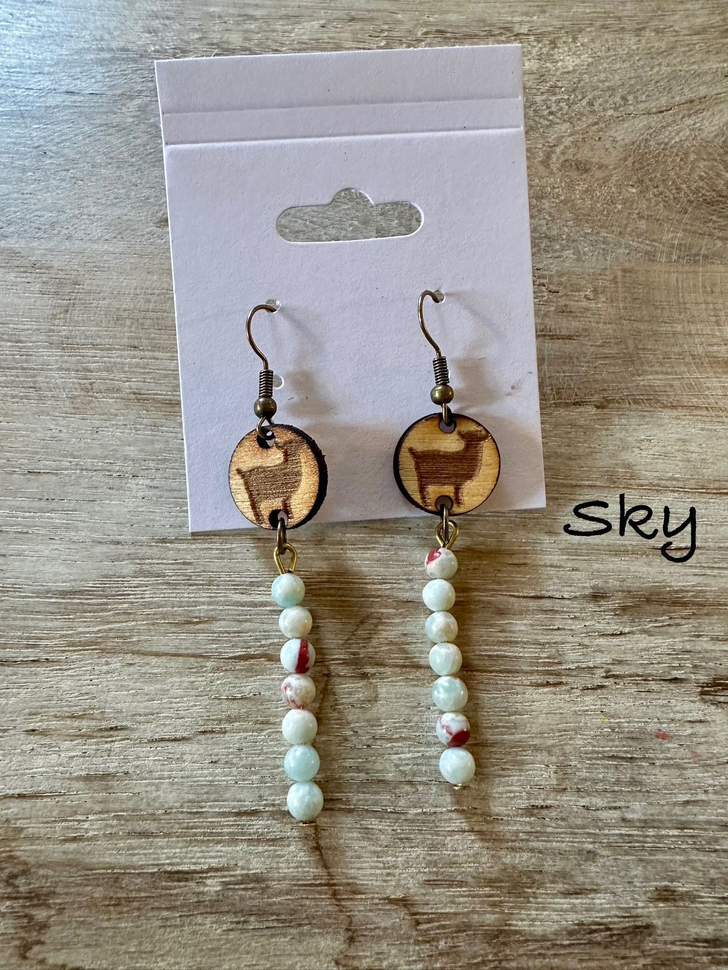 Spring Goat & Hope Earrings- Liquidation Sale