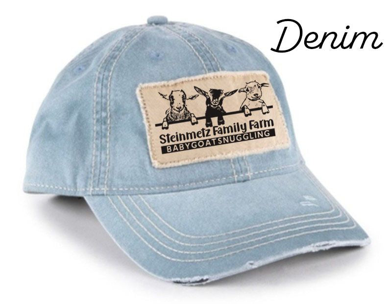 Ladies Vintage Patch Hat