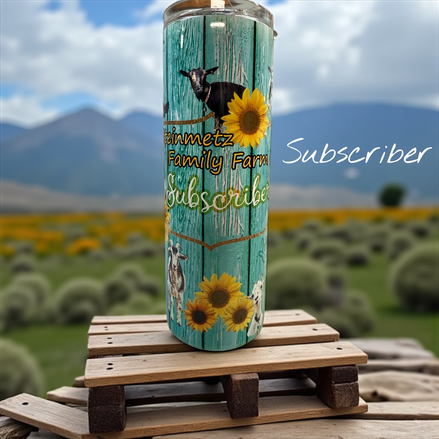 Follower, Subscriber & "Farmily" Tumblers