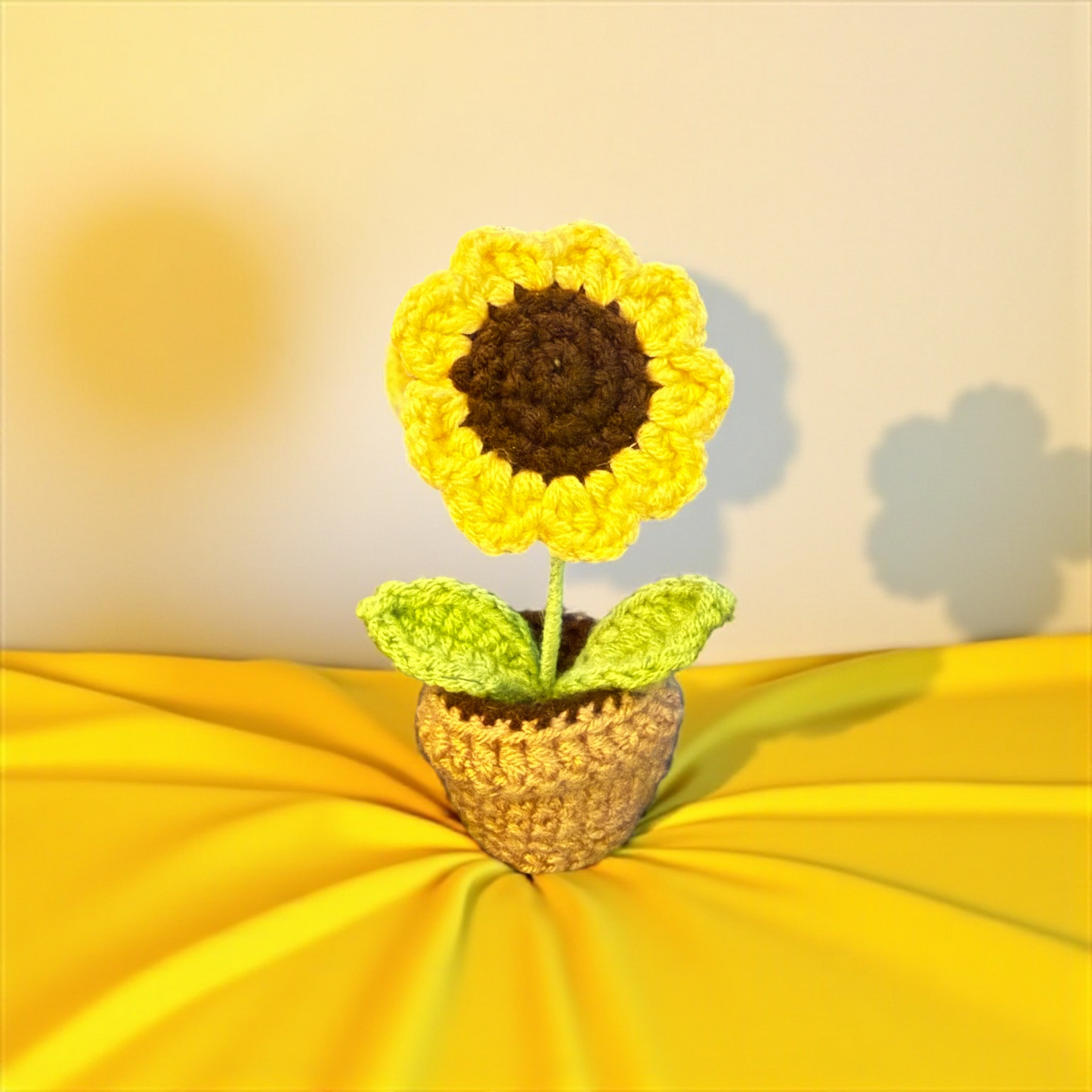 Crochet sunflowers