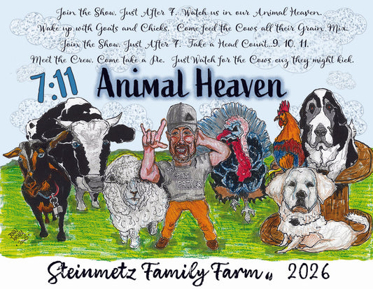 2026 Steinmetz Family Farm Calendar