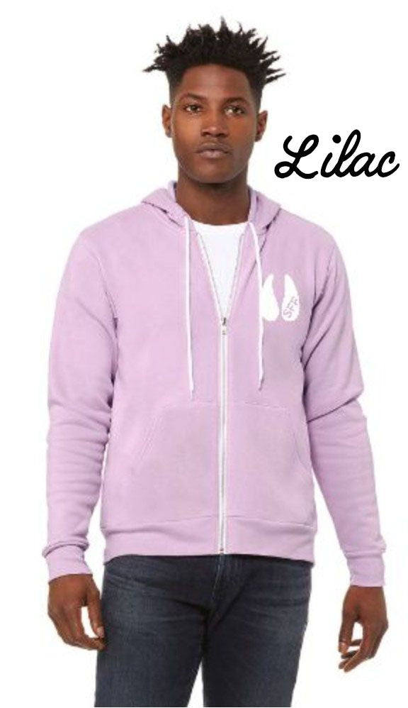 Hope Logo Adult Zip Up Sweatshirts
