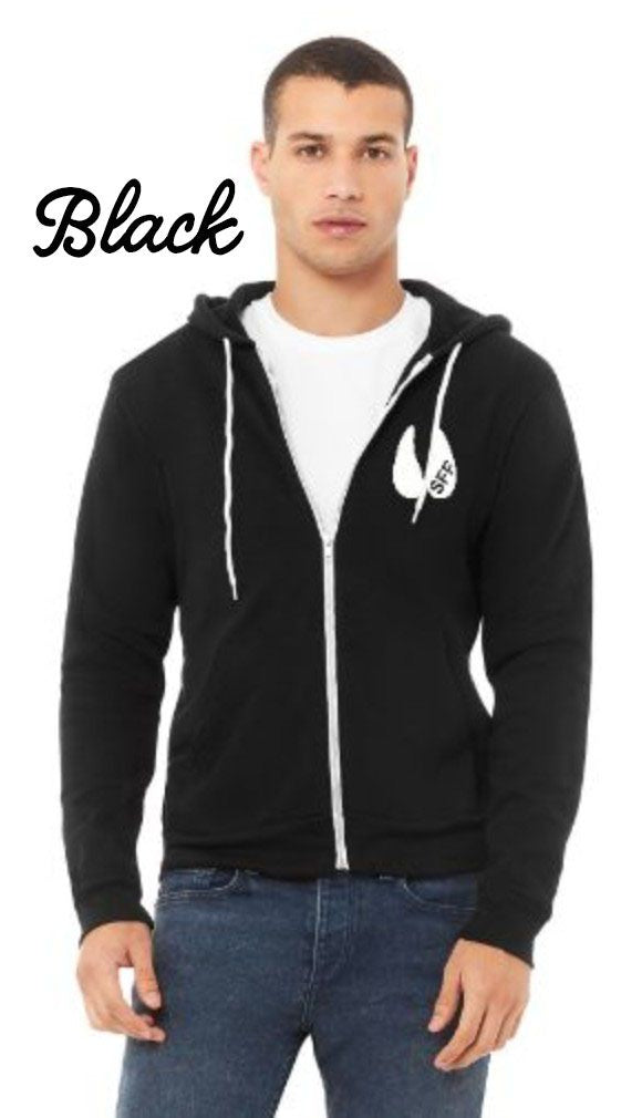 Hope Logo Adult Zip Up Sweatshirts
