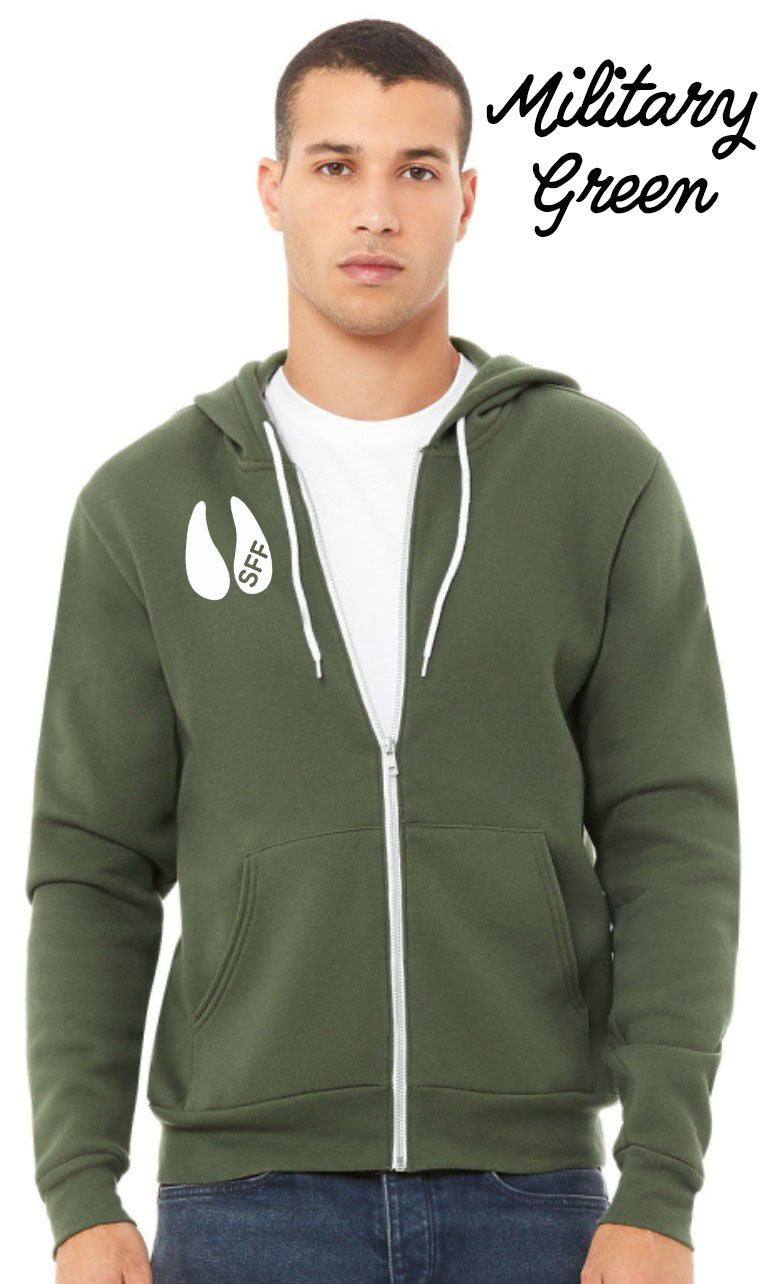 Hope Logo Adult Zip Up Sweatshirts