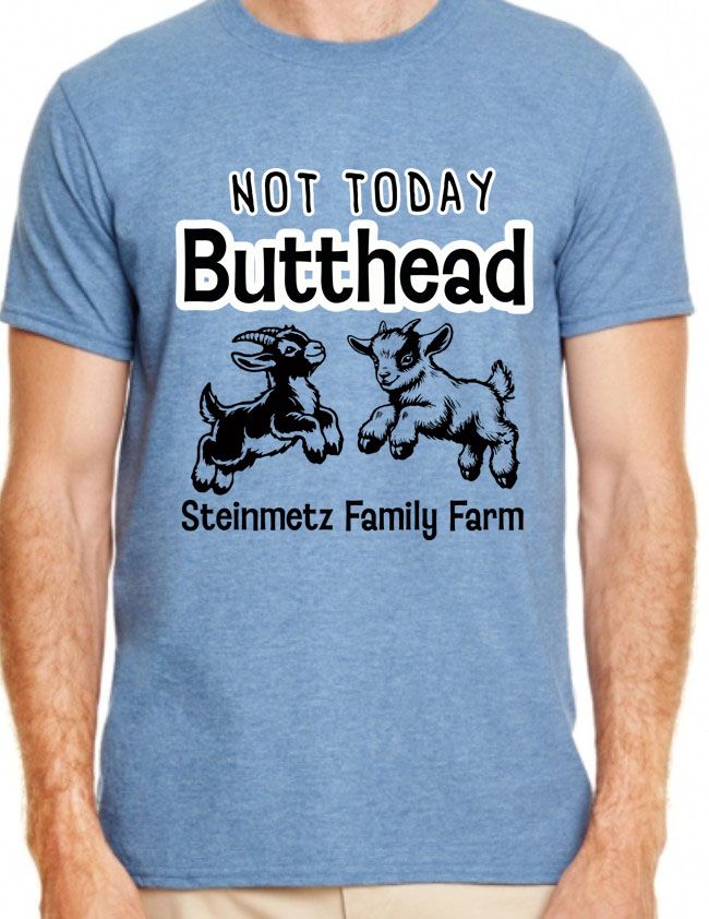 Not Today Butthead Adult Short Sleeve Shirt