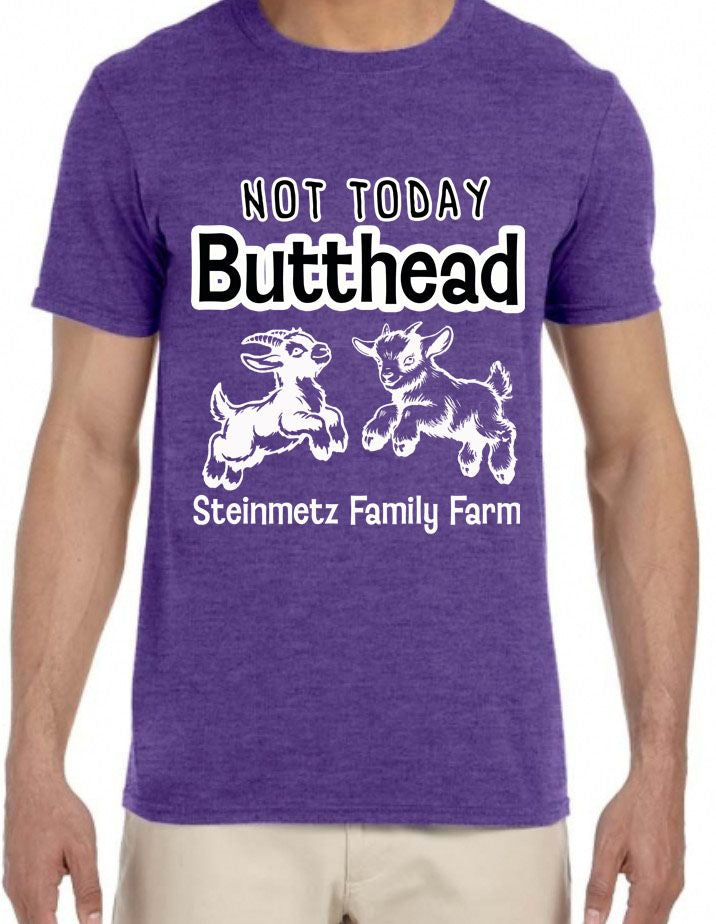 Not Today Butthead Adult Short Sleeve Shirt