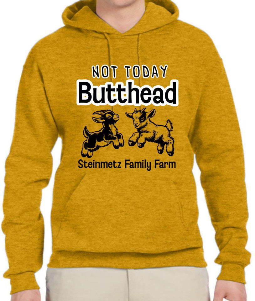 Not Today Butthead Adult Hoodie Sweatshirt