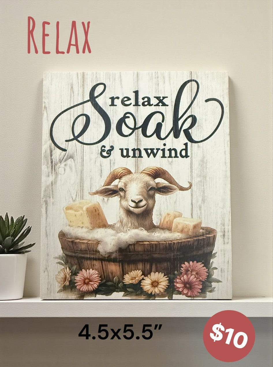Wooden Goat Blocks