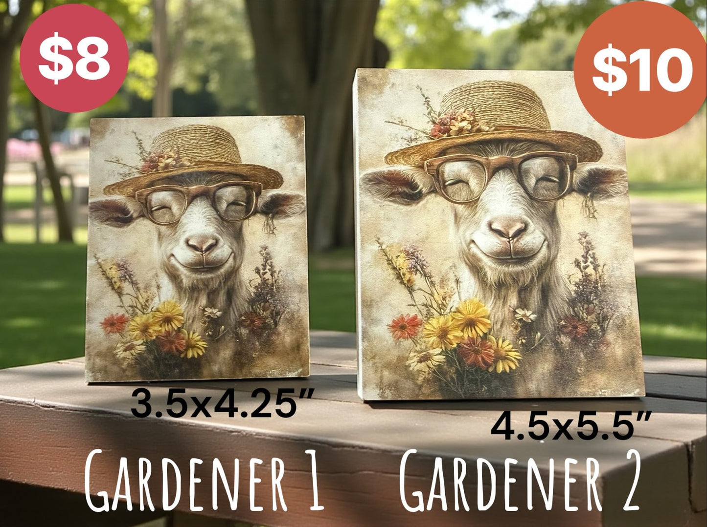 Wooden Goat Blocks