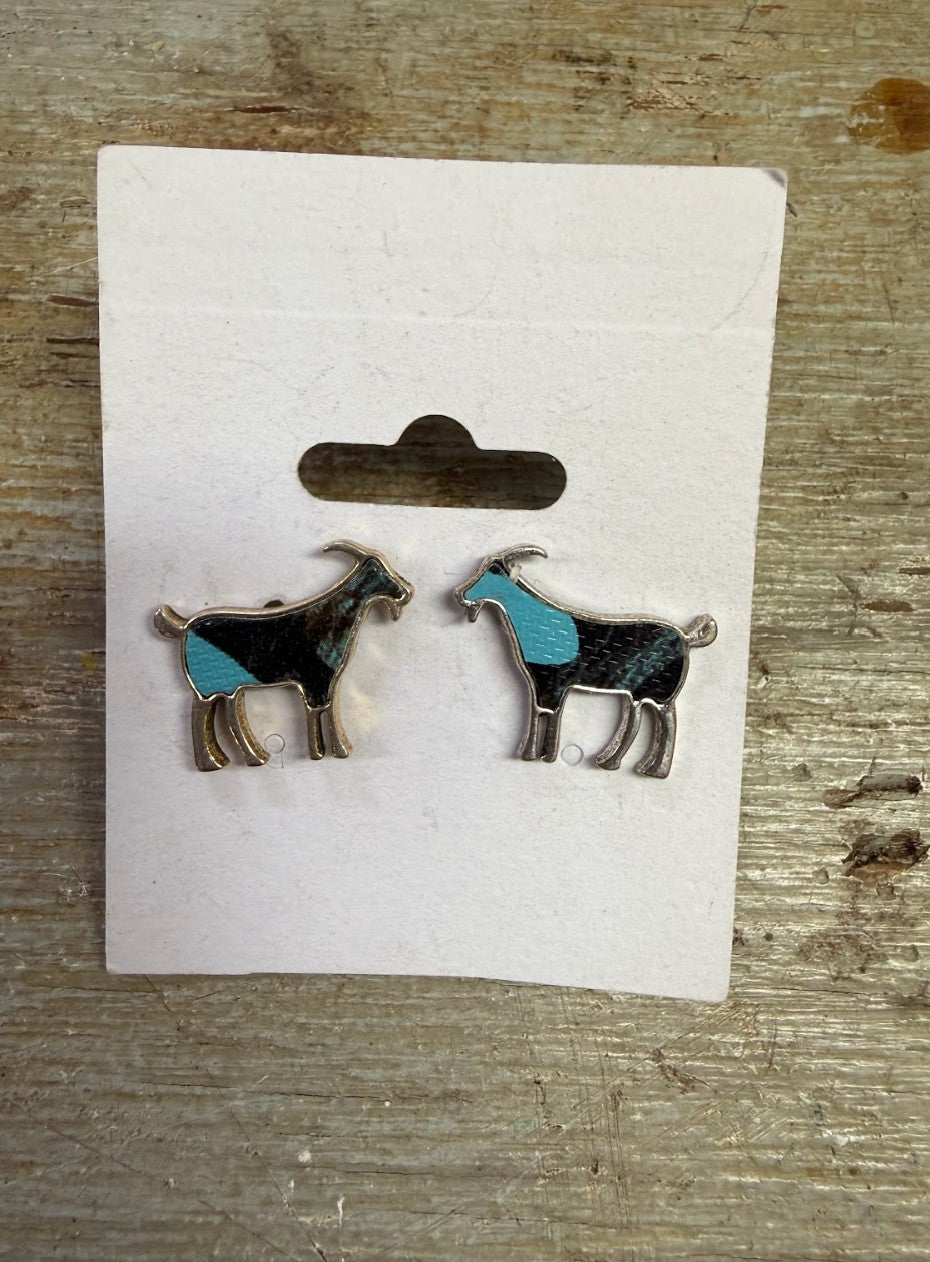 Goat Earrings- Liquidation Sale