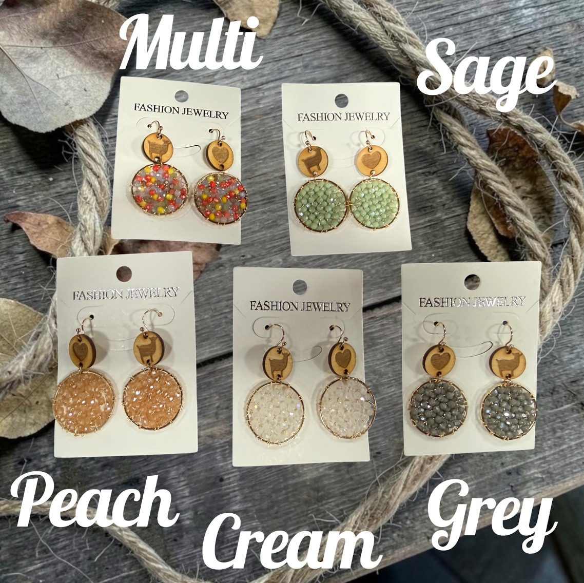 Goat Earrings- NEW!
