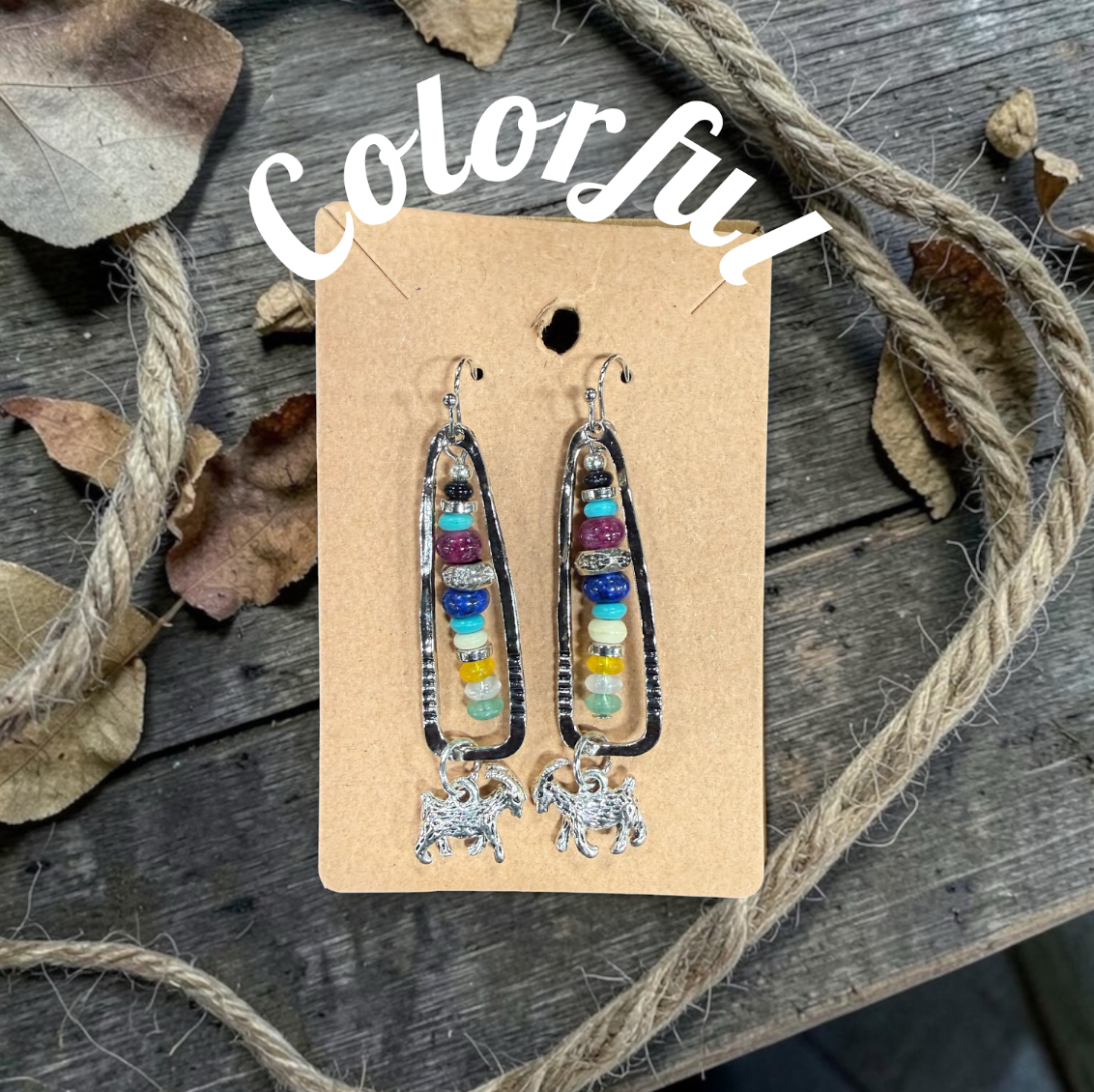 Goat Earrings- NEW!
