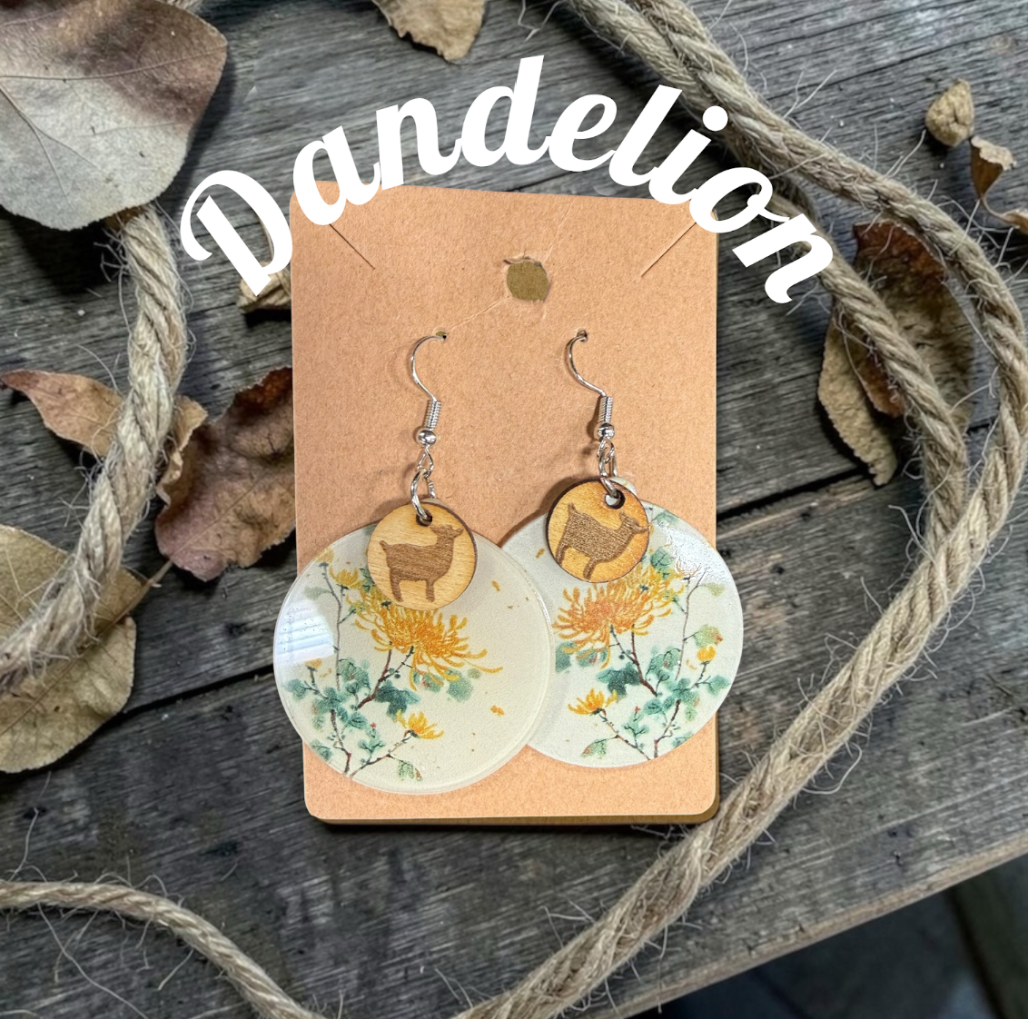 Goat Earrings- NEW!