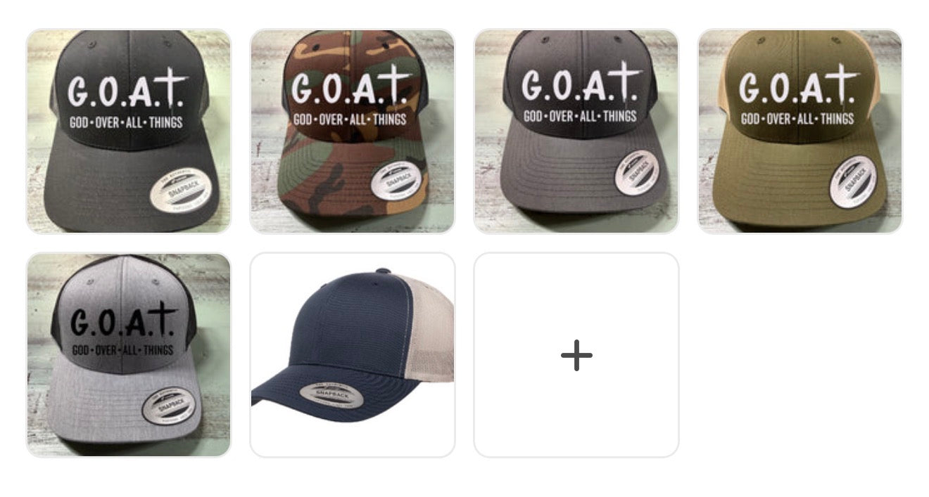 GOAT Snapback Trucker Hat