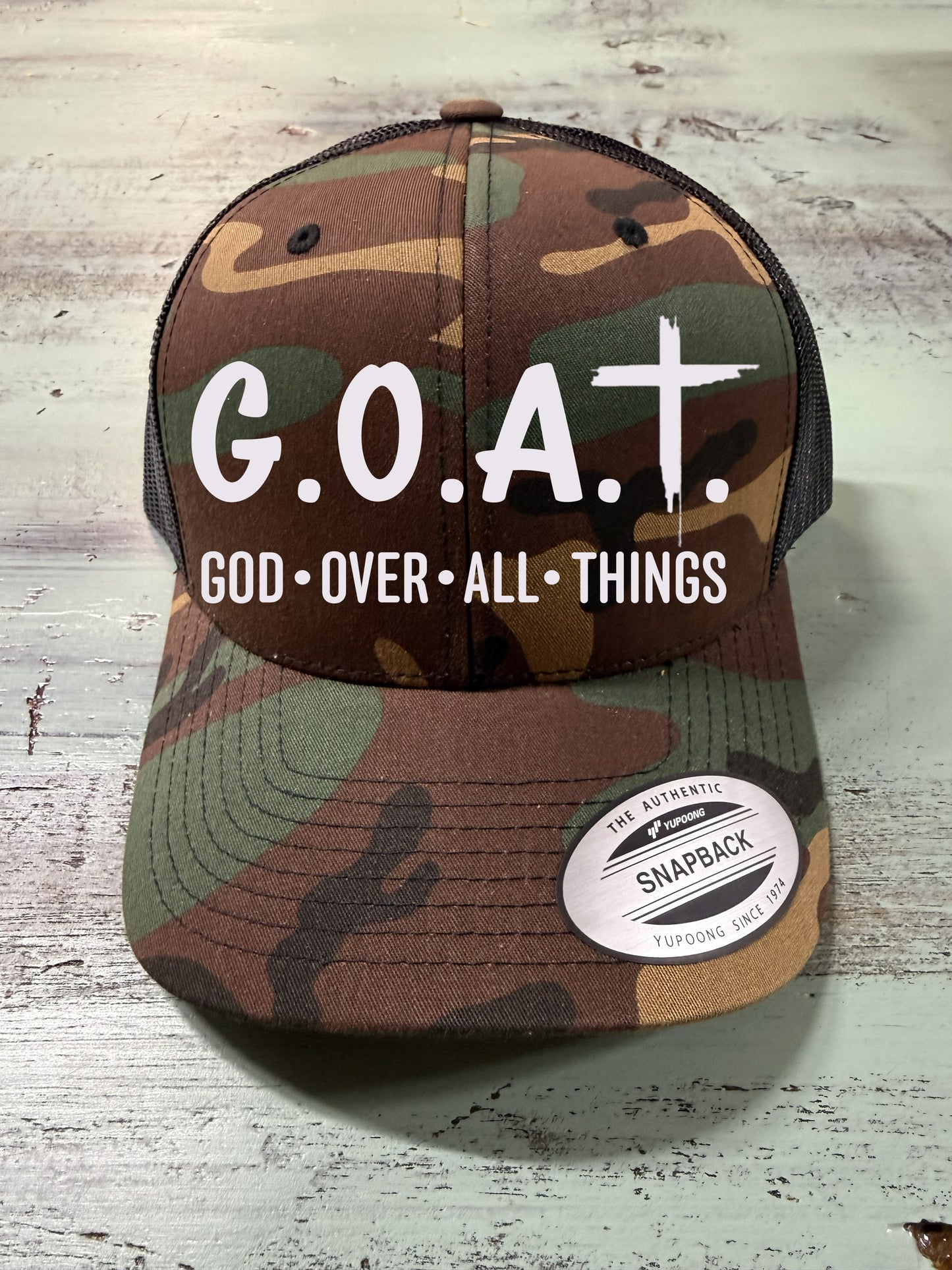 GOAT Snapback Trucker Hat