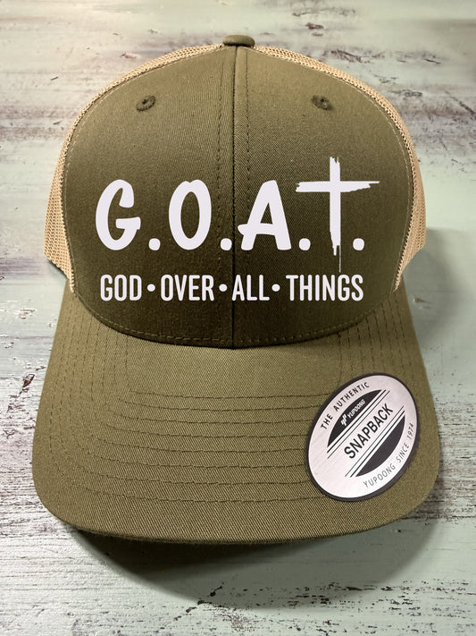 GOAT Snapback Trucker Hat