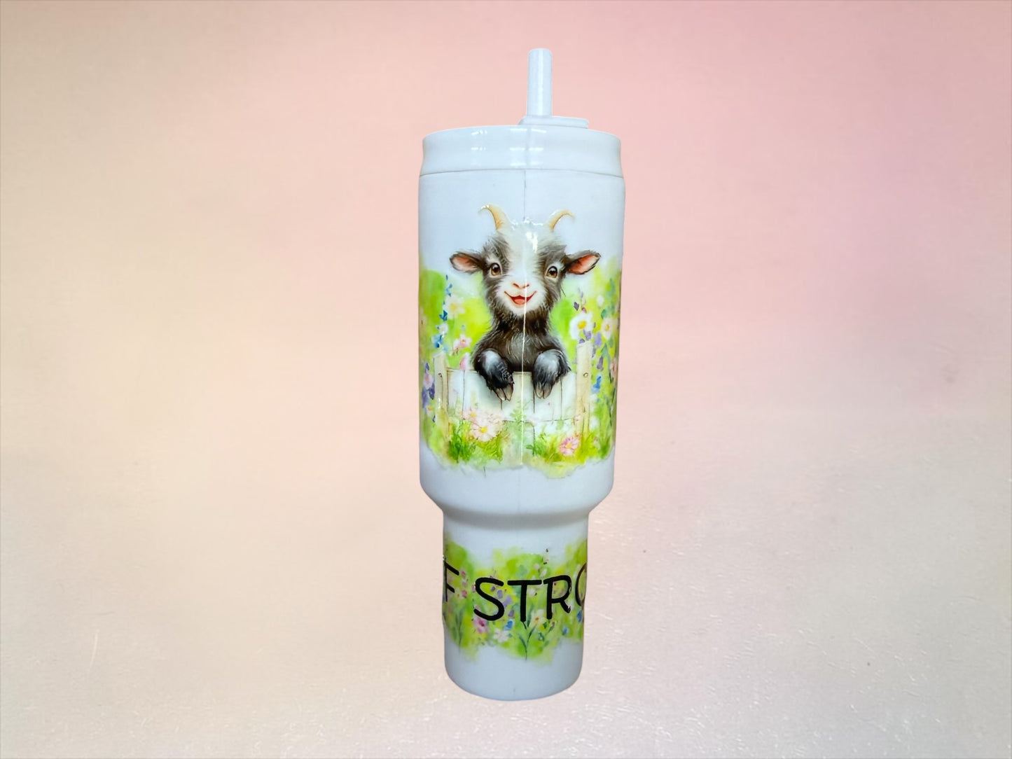 Mini Tumbler Goat Keychains