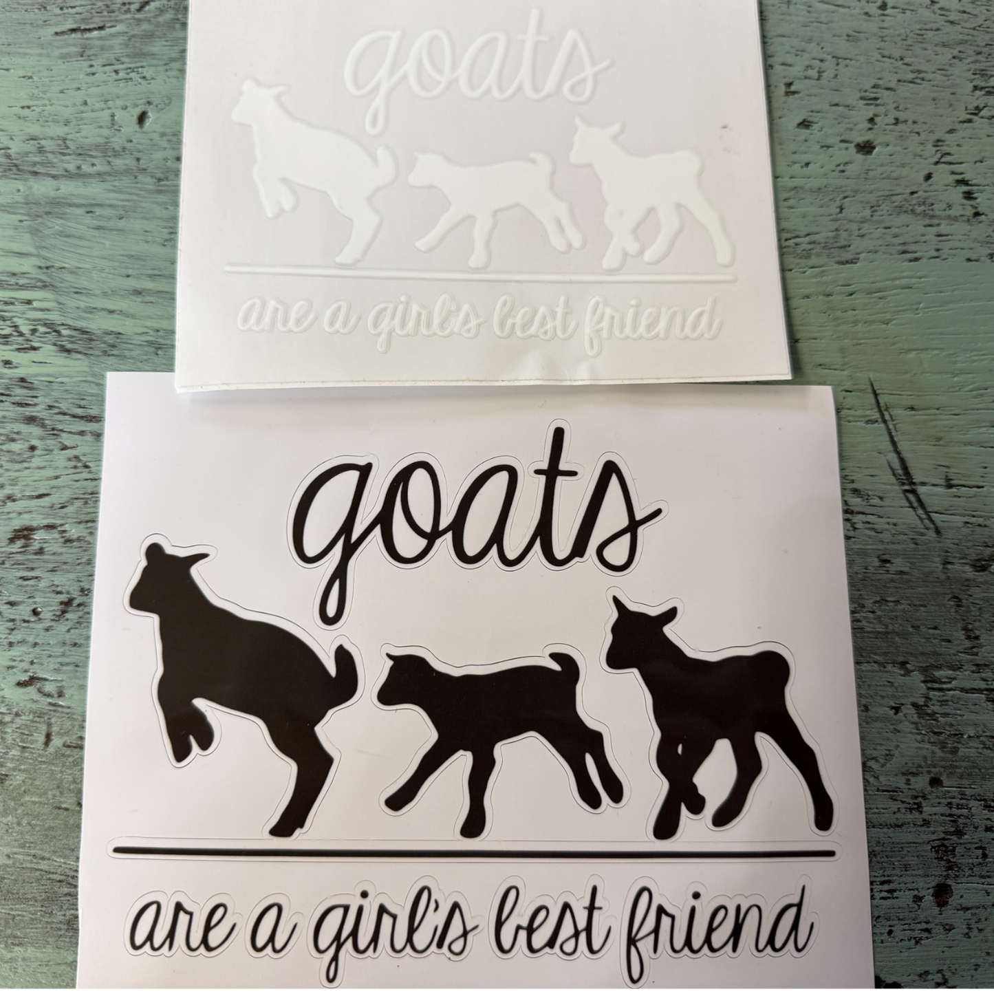 GOAT Car Decals