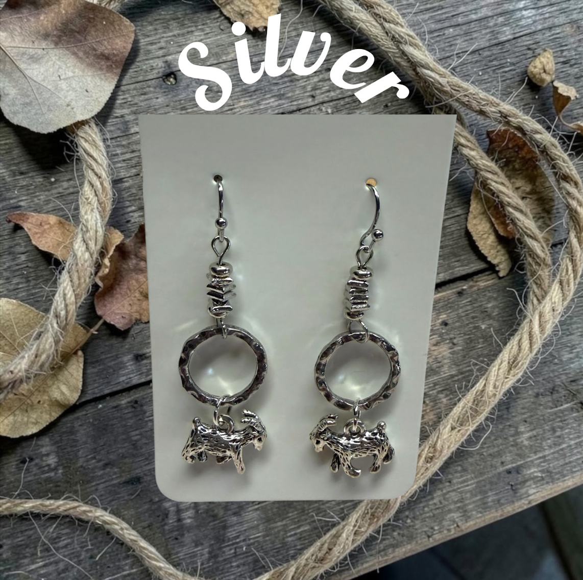 Goat Earrings- NEW!