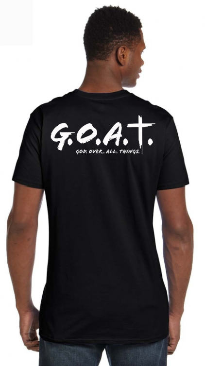 GOAT: God Over All Things Short Sleeve Adult Shirt