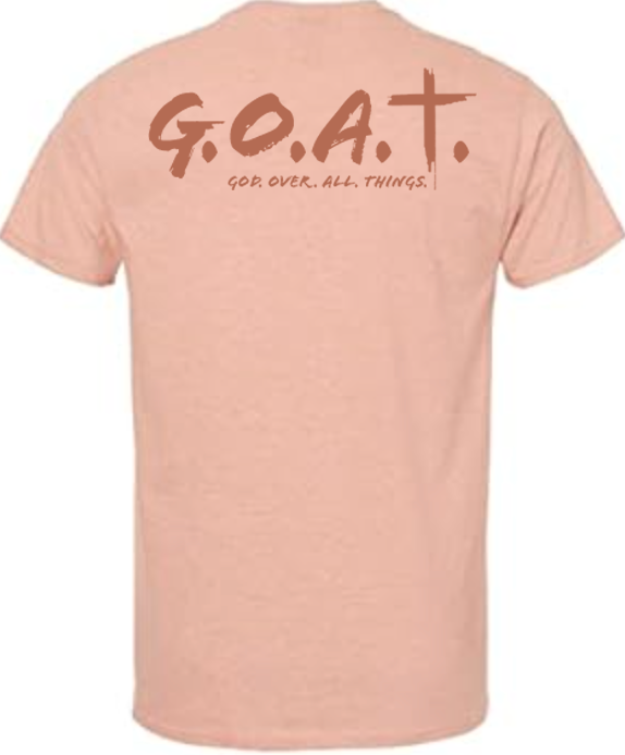 GOAT: God Over All Things Short Sleeve Adult Shirt