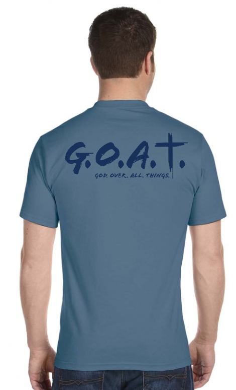 GOAT: God Over All Things Short Sleeve Adult Shirt