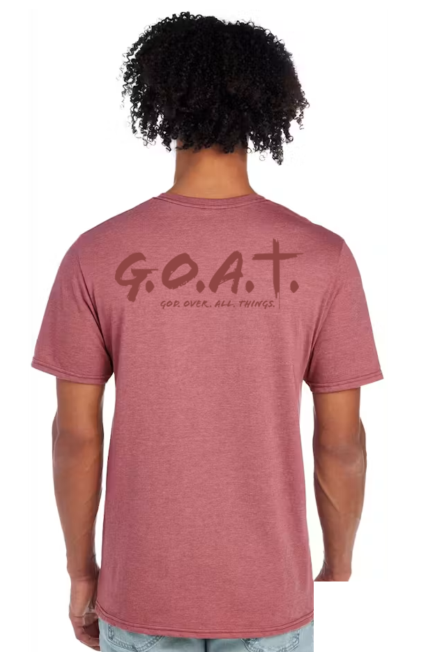 GOAT: God Over All Things Short Sleeve Adult Shirt