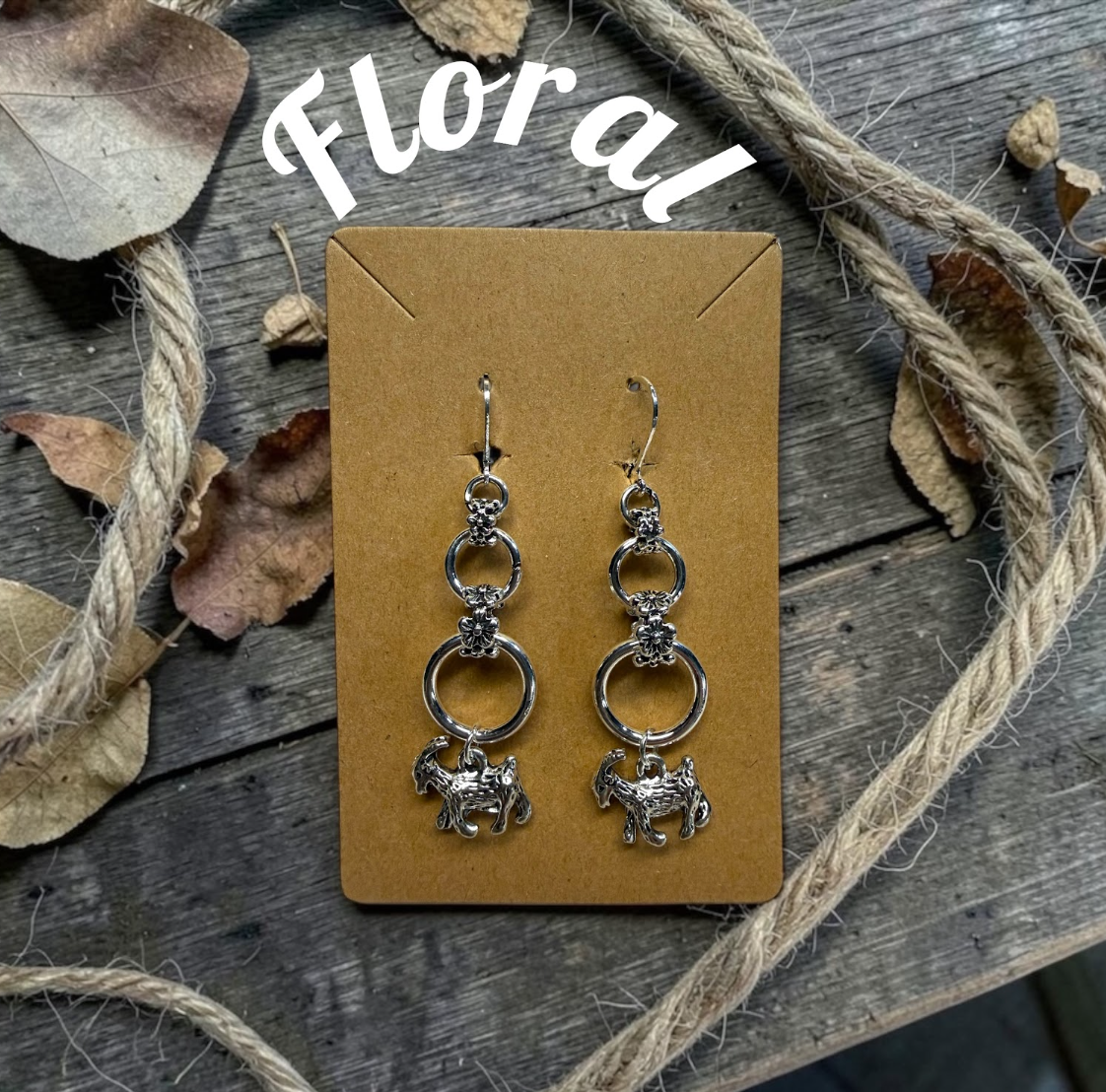 Goat Earrings- NEW!