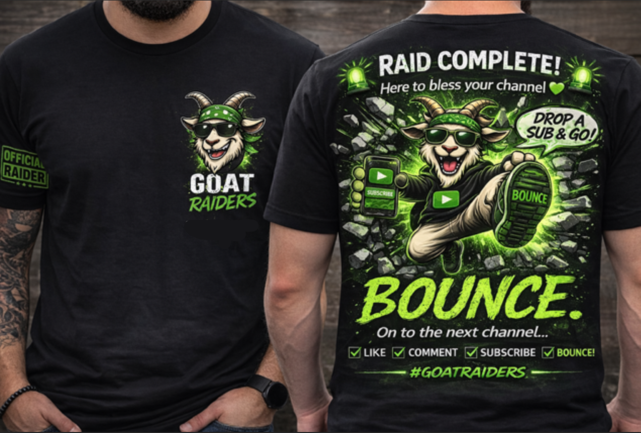 Goat Raiders Adult Short Sleeve Shirt