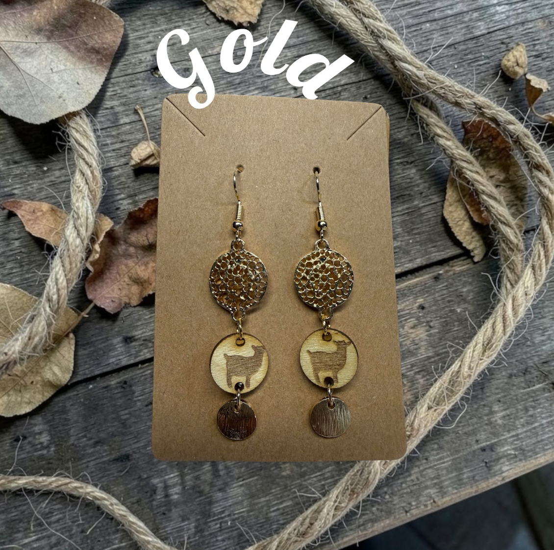 Goat Earrings- NEW!