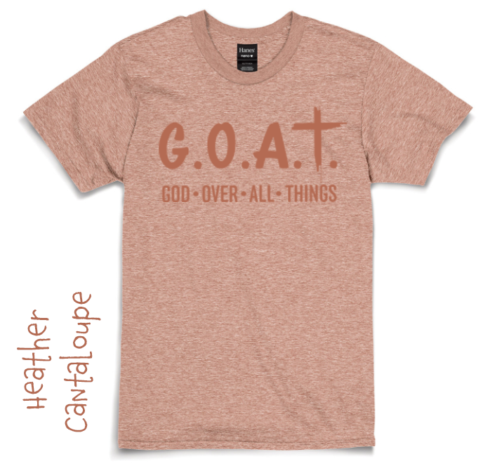 GOAT: God Over All Things Short Sleeve Adult Shirt
