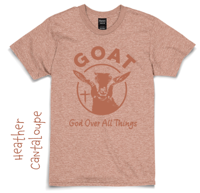 GOAT: God Over All Things Short Sleeve Adult Shirt
