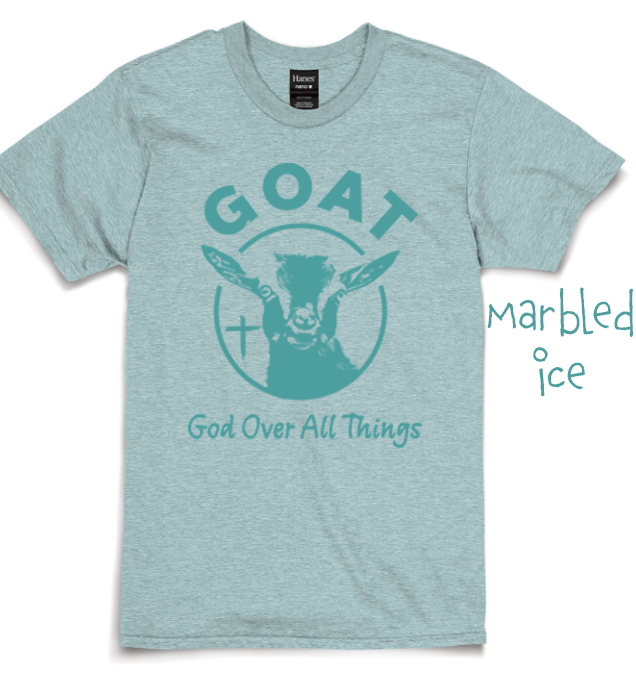 GOAT: God Over All Things Short Sleeve Adult Shirt